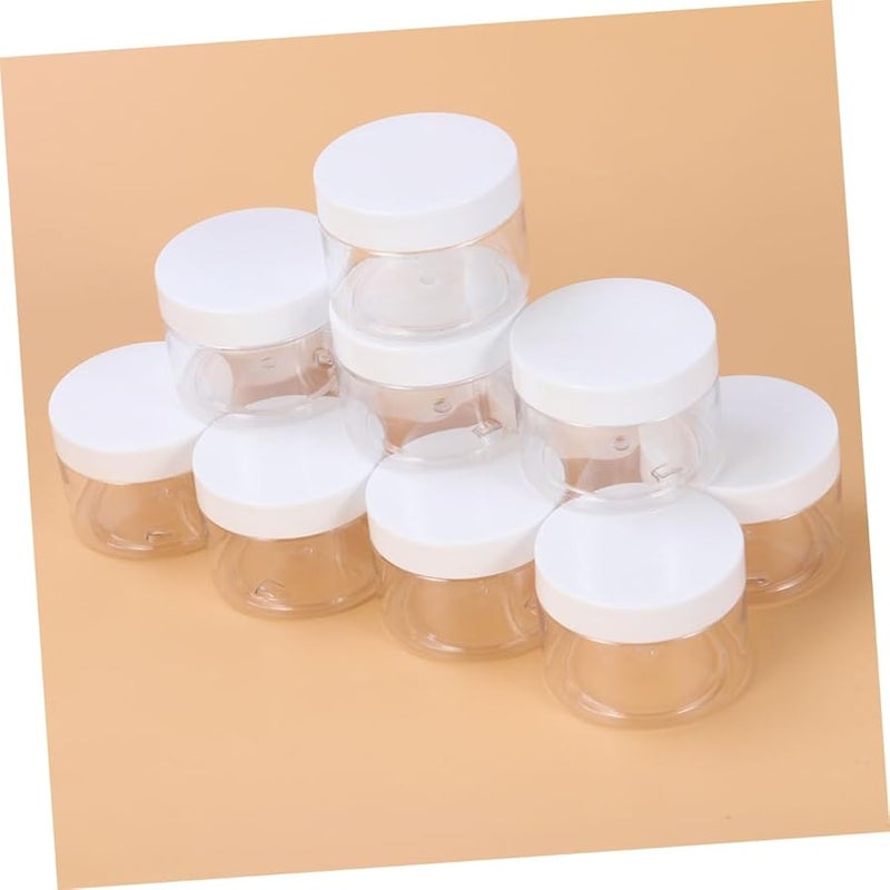 Beaupretty 12 Pcs Empty Plastic Jars With Lids For DIY Cosmetics Creams Storage - Image 5